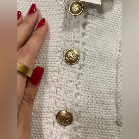 NWT J. Crew Short-sleeve sweater lady jacket Size X Small $138 - Picture 6 of 11